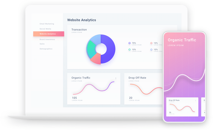 website laptop analytics